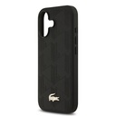 Apple iPhone 17 Uyumlu Kılıf Lacoste Orjinal Lisanslı M-safe Şarj Özellikli PU Deri Tasarımlı Karışık Monogram Desenli Kapak - 5