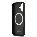 Apple iPhone 17 Uyumlu Kılıf Lacoste Orjinal Lisanslı M-safe Şarj Özellikli PU Deri Tasarımlı Karışık Monogram Desenli Kapak - 6
