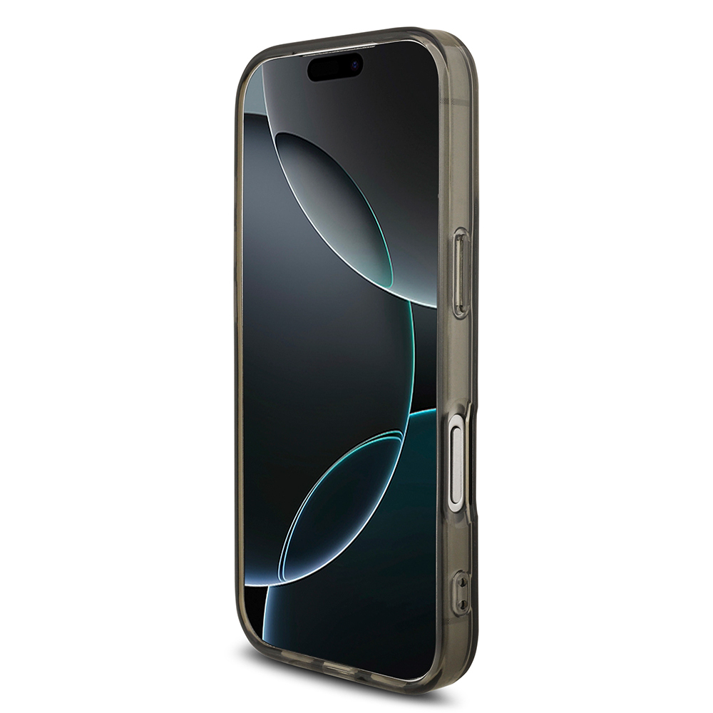 Apple iPhone 17 Pro Max Uyumlu Kılıf AMG Orjinal Lisanslı M-safe Şarj Özellikli IML Baskı Logolu Çift Katmanlı Bow Lines Kapak - 2