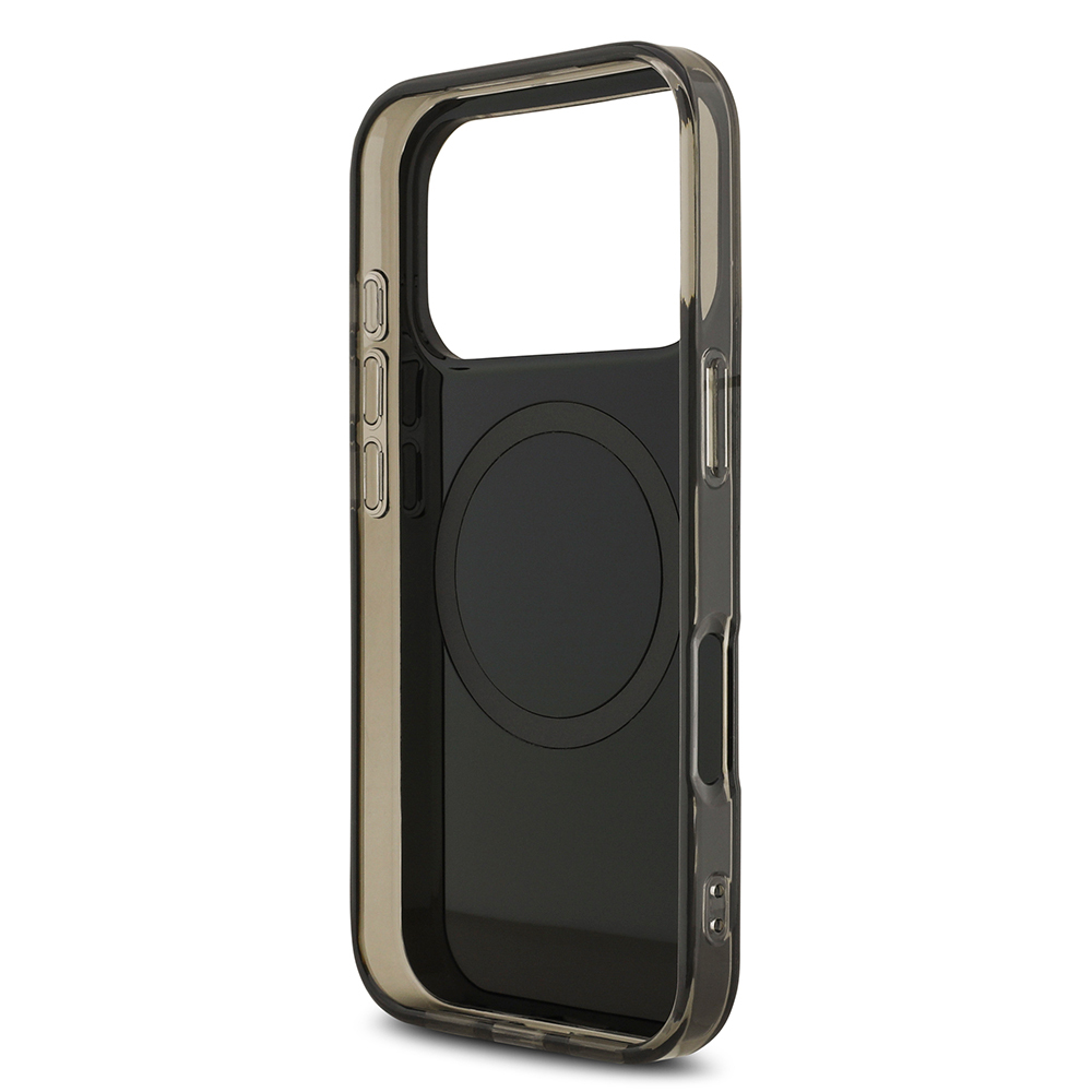 Apple iPhone 17 Pro Max Uyumlu Kılıf AMG Orjinal Lisanslı M-safe Şarj Özellikli IML Baskı Logolu Çift Katmanlı Bow Lines Kapak - 6