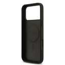Apple iPhone 17 Pro Max Uyumlu Kılıf Guess Orjinal Lisanslı M-safe Şarj Özellikli Taneli Çiçek Tasarımlı Metal Yazı Logolu Kapak - 6
