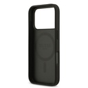 Apple iPhone 17 Pro Uyumlu Kılıf Guess Orjinal Lisanslı M-safe Şarj Özellikli Taneli Çiçek Tasarımlı Metal Yazı Logolu Kapak - 6