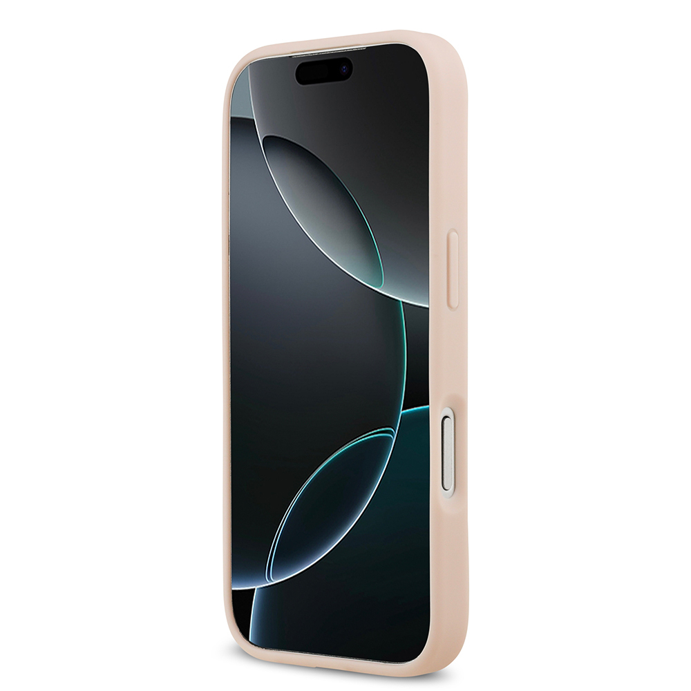 Apple iPhone 17 Pro Uyumlu Kılıf Guess Orjinal Lisanslı M-safe Şarj Özellikli Taneli Çiçek Tasarımlı Metal Yazı Logolu Kapak - 11