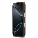 Apple iPhone 17 Uyumlu Kılıf Guess Orjinal Lisanslı M-safe Şarj Özellikli Sıcak Baskılı Yazı Logolu PU Deri Peony Kapak - 11