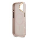 Apple iPhone 17 Uyumlu Kılıf Guess Orjinal Lisanslı M-safe Şarj Özellikli Sıcak Baskılı Yazı Logolu PU Deri Peony Kapak - 20