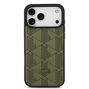 Apple iPhone 17 Pro Max Uyumlu Kılıf Lacoste Orjinal Lisanslı M-safe Şarj Özellikli PU Deri Tasarımlı Kartlıklı Karışık Monogram Desenli Kapak - 1