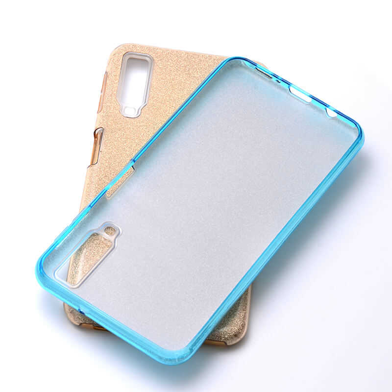 Samsung Galaxy A7 2018 Uyumlu Kılıf Zore Shining Silikon - 1