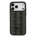 Apple iPhone 17 Pro Max Uyumlu Kılıf Lacoste Orjinal Lisanslı M-safe Şarj Özellikli PU Deri Tasarımlı Kartlıklı Karışık Monogram Desenli Kapak - 10