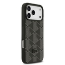 Apple iPhone 17 Pro Max Uyumlu Kılıf Lacoste Orjinal Lisanslı M-safe Şarj Özellikli PU Deri Tasarımlı Kartlıklı Karışık Monogram Desenli Kapak - 11