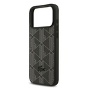 Apple iPhone 17 Pro Max Uyumlu Kılıf Lacoste Orjinal Lisanslı M-safe Şarj Özellikli PU Deri Tasarımlı Kartlıklı Karışık Monogram Desenli Kapak - 13