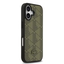 Apple iPhone 17 Uyumlu Kılıf Lacoste Orjinal Lisanslı M-safe Şarj Özellikli PU Deri Tasarımlı Kartlıklı Karışık Monogram Desenli Kapak - 13