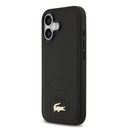 Apple iPhone 17 Uyumlu Kılıf Lacoste Orjinal Lisanslı M-safe Şarj Özellikli PU Deri Tasarımlı Metal Logolu Kapak - 3