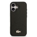 Apple iPhone 17 Uyumlu Kılıf Lacoste Orjinal Lisanslı M-safe Şarj Özellikli PU Deri Tasarımlı Metal Logolu Kapak - 4
