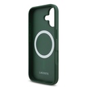 Apple iPhone 17 Uyumlu Kılıf Lacoste Orjinal Lisanslı M-safe Şarj Özellikli PU Deri Tasarımlı Metal Logolu Kapak - 13