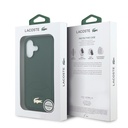 Apple iPhone 17 Uyumlu Kılıf Lacoste Orjinal Lisanslı M-safe Şarj Özellikli PU Deri Tasarımlı Metal Logolu Kapak - 14