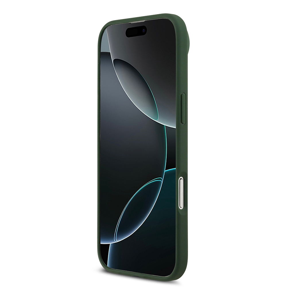 Apple iPhone 17 Air Uyumlu Kılıf Lacoste Orjinal Lisanslı M-safe Şarj Özellikli PU Deri Tasarımlı Metal Logolu Kapak - 4