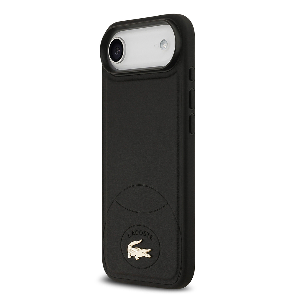 Apple iPhone 17 Air Uyumlu Kılıf Lacoste Orjinal Lisanslı M-safe Şarj Özellikli PU Deri Tasarımlı Metal Logolu Kapak - 7