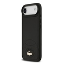Apple iPhone 17 Air Uyumlu Kılıf Lacoste Orjinal Lisanslı M-safe Şarj Özellikli PU Deri Tasarımlı Metal Logolu Kapak - 7