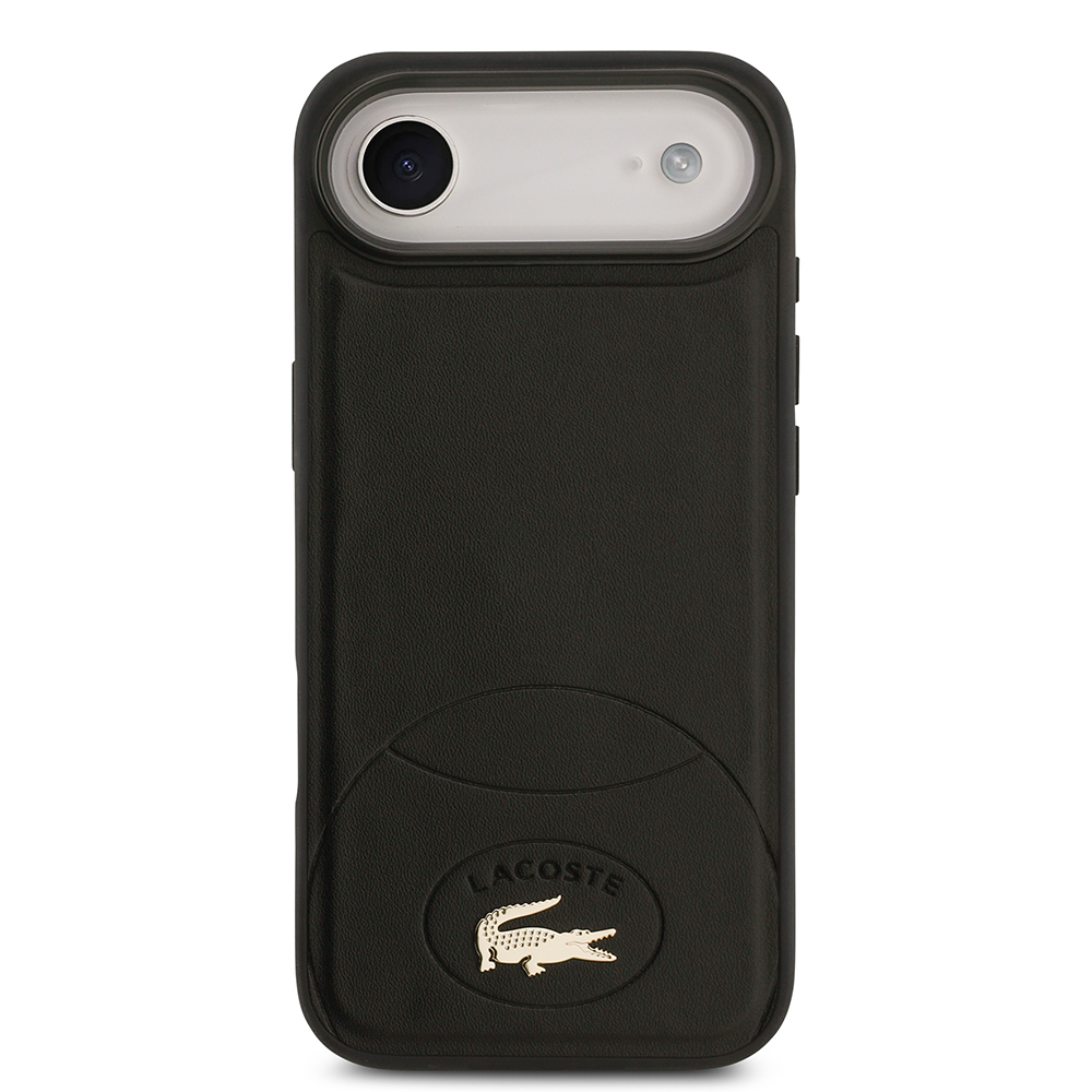 Apple iPhone 17 Air Uyumlu Kılıf Lacoste Orjinal Lisanslı M-safe Şarj Özellikli PU Deri Tasarımlı Metal Logolu Kapak - 8