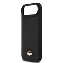 Apple iPhone 17 Air Uyumlu Kılıf Lacoste Orjinal Lisanslı M-safe Şarj Özellikli PU Deri Tasarımlı Metal Logolu Kapak - 11