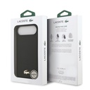 Apple iPhone 17 Air Uyumlu Kılıf Lacoste Orjinal Lisanslı M-safe Şarj Özellikli PU Deri Tasarımlı Metal Logolu Kapak - 13
