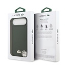 Apple iPhone 17 Air Uyumlu Kılıf Lacoste Orjinal Lisanslı M-safe Şarj Özellikli PU Deri Tasarımlı Metal Logolu Kapak - 14