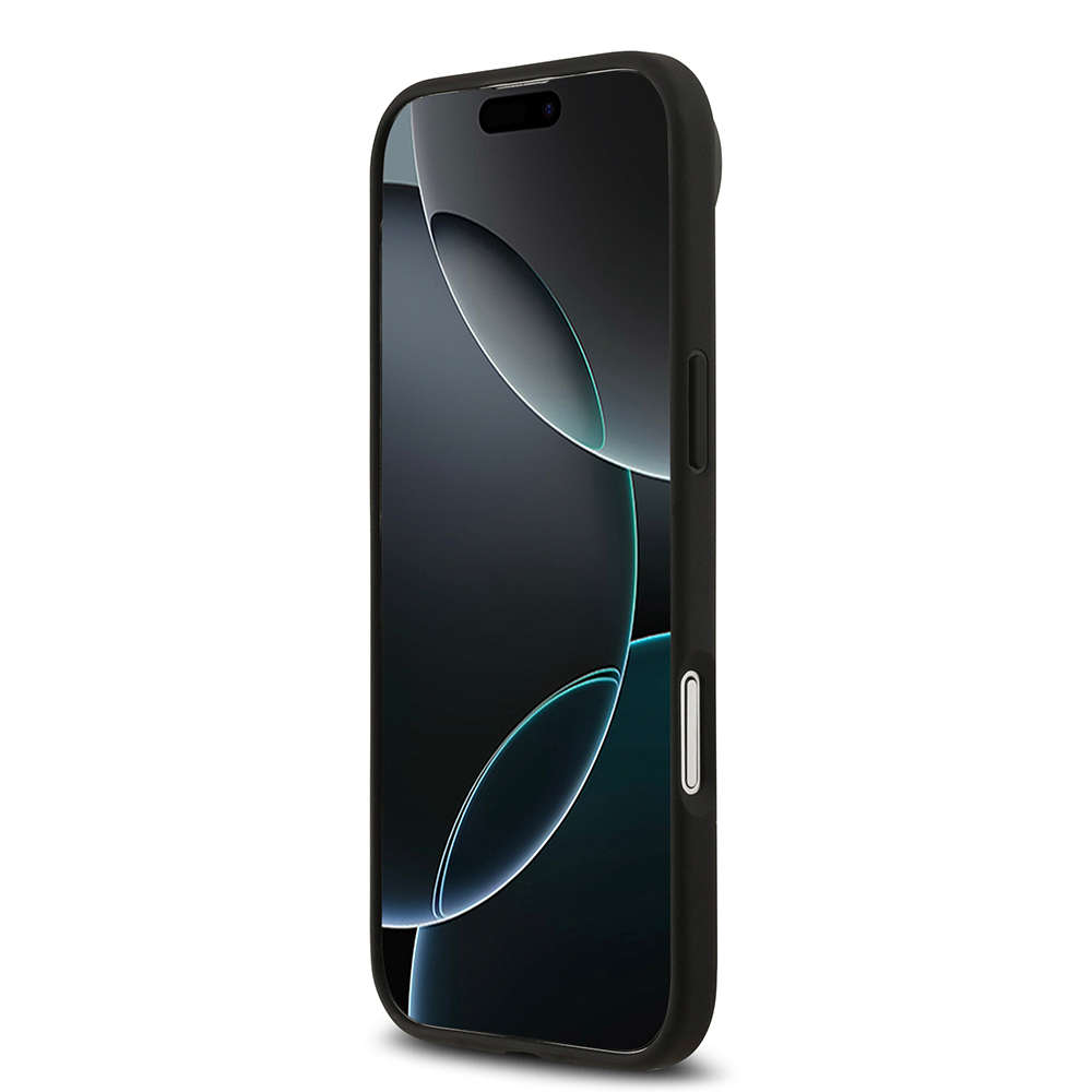 Apple iPhone 17 Air Uyumlu Kılıf Lacoste Orjinal Lisanslı M-safe Şarj Özellikli PU Deri Tasarımlı Karışık Monogram Desenli Kapak - 4