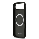 Apple iPhone 17 Air Uyumlu Kılıf Lacoste Orjinal Lisanslı M-safe Şarj Özellikli PU Deri Tasarımlı Karışık Monogram Desenli Kapak - 6