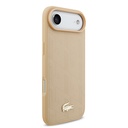 Apple iPhone 17 Air Uyumlu Kılıf Lacoste Orjinal Lisanslı M-safe Şarj Özellikli PU Deri Tasarımlı Karışık Monogram Desenli Kapak - 10