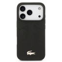 Apple iPhone 17 Pro Uyumlu Kılıf Lacoste Orjinal Lisanslı M-safe Şarj Özellikli PU Deri Tasarımlı Karışık Monogram Desenli Kapak - 8