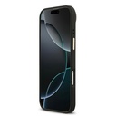 Apple iPhone 17 Air Uyumlu Kılıf Guess Orjinal Lisanslı M-safe Şarj Özellikli 4G Desenli PU Metal Plaka Klasik Logolu Kapak - 10