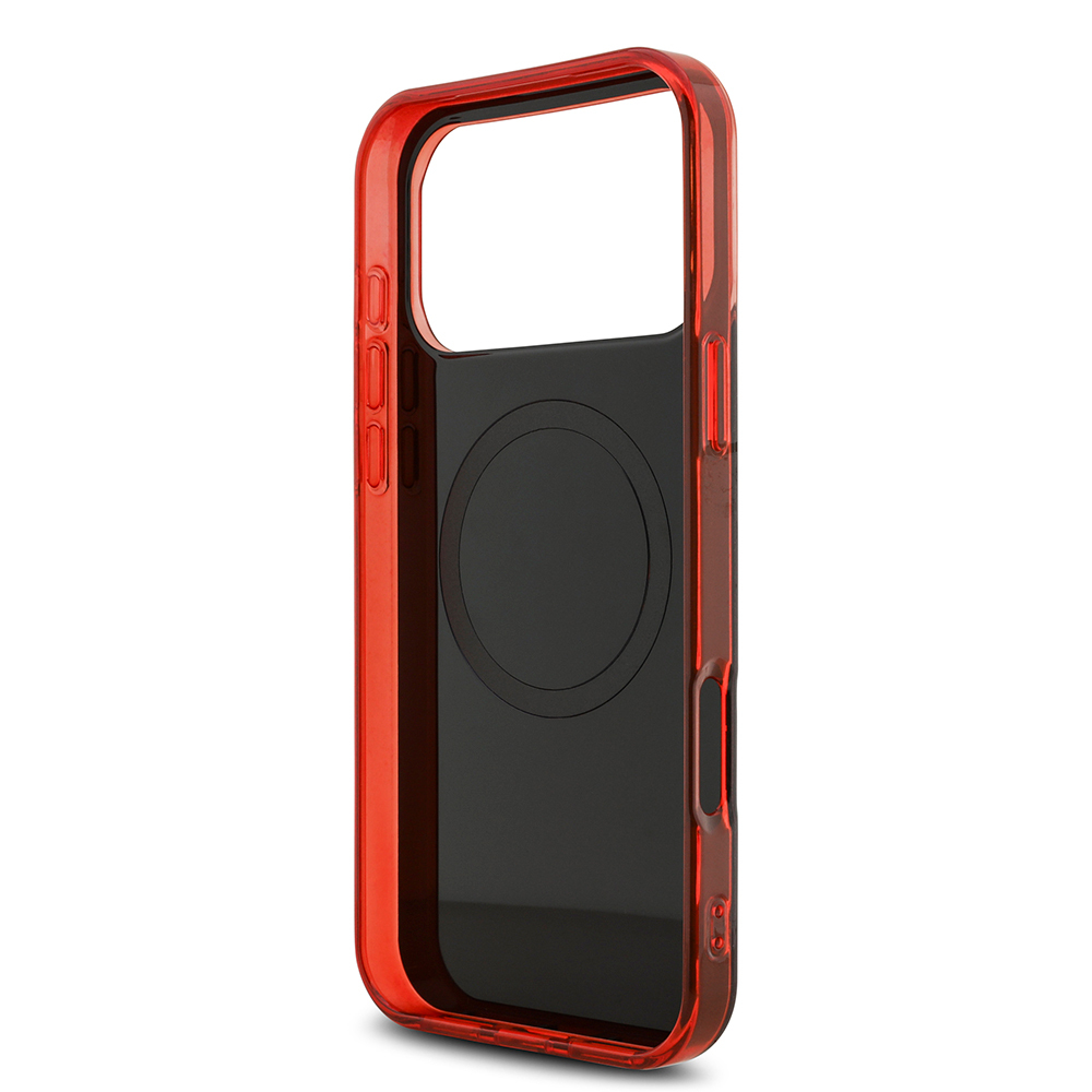 Apple iPhone 17 Pro Max Uyumlu Kılıf Redbull Orjinal Lisanslı M-safe Şarj Özellikli Çift Katmanlı Çizgi Desenli Sert PC MV Kapak - 5