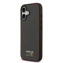 Apple iPhone 17 Uyumlu Kılıf Redbull Orjinal Lisanslı M-safe Şarj Özellikli Karbon Fiber Parlayan Logolu Kevlar Kapak - 3