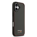 Apple iPhone 17 Uyumlu Kılıf Redbull Orjinal Lisanslı M-safe Şarj Özellikli Karbon Fiber Parlayan Logolu Kevlar Kapak - 4