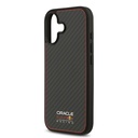 Apple iPhone 17 Uyumlu Kılıf Redbull Orjinal Lisanslı M-safe Şarj Özellikli Karbon Fiber Parlayan Logolu Kevlar Kapak - 6