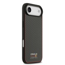 Apple iPhone 17 Air Uyumlu Kılıf Redbull Orjinal Lisanslı M-safe Şarj Özellikli Karbon Fiber Parlayan Logolu Kevlar Kapak - 4