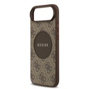 Apple iPhone 17 Air Uyumlu Kılıf Guess Orjinal Lisanslı M-safe Şarj Özellikli Yazı Logolu Circle Classic Kapak - 4