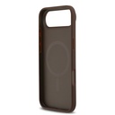 Apple iPhone 17 Air Uyumlu Kılıf Guess Orjinal Lisanslı M-safe Şarj Özellikli Yazı Logolu Circle Classic Kapak - 5