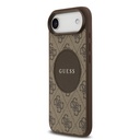 Apple iPhone 17 Air Uyumlu Kılıf Guess Orjinal Lisanslı M-safe Şarj Özellikli Yazı Logolu Circle Classic Kapak - 6