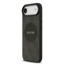 Apple iPhone 17 Air Uyumlu Kılıf Guess Orjinal Lisanslı M-safe Şarj Özellikli Yazı Logolu Circle Classic Kapak - 7