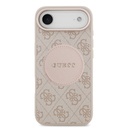 Apple iPhone 17 Air Uyumlu Kılıf Guess Orjinal Lisanslı M-safe Şarj Özellikli Yazı Logolu Circle Classic Kapak - 14