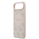 Apple iPhone 17 Air Uyumlu Kılıf Guess Orjinal Lisanslı M-safe Şarj Özellikli Yazı Logolu Circle Classic Kapak - 17