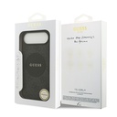 Apple iPhone 17 Air Uyumlu Kılıf Guess Orjinal Lisanslı M-safe Şarj Özellikli Yazı Logolu Circle Classic Kapak - 20