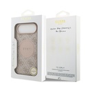 Apple iPhone 17 Air Uyumlu Kılıf Guess Orjinal Lisanslı M-safe Şarj Özellikli Yazı Logolu Circle Classic Kapak - 21