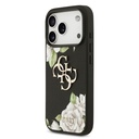 Apple iPhone 17 Pro Uyumlu Kılıf Guess Orjinal Lisanslı Gül Baskılı Büyük Metal Logo Dizaynlı Kapak - 1