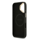 Apple iPhone 17 Uyumlu Kılıf Guess Orjinal Lisanslı M-safe Şarj Özellikli 4G Desenli PU Metal Plaka Klasik Logolu Kapak - 11