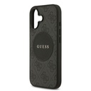 Apple iPhone 17 Uyumlu Kılıf Guess Orjinal Lisanslı M-safe Şarj Özellikli Yazı Logolu Circle Classic Kapak - 3