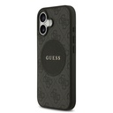 Apple iPhone 17 Uyumlu Kılıf Guess Orjinal Lisanslı M-safe Şarj Özellikli Yazı Logolu Circle Classic Kapak - 5