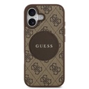Apple iPhone 17 Uyumlu Kılıf Guess Orjinal Lisanslı M-safe Şarj Özellikli Yazı Logolu Circle Classic Kapak - 8