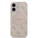 Apple iPhone 17 Uyumlu Kılıf Guess Orjinal Lisanslı M-safe Şarj Özellikli Yazı Logolu Circle Classic Kapak - 14